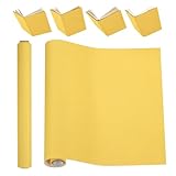 PATIKIL Buchbindetuch, 51 x 11 Zoll Buchtuch für die Reparatur von Bindungen Stoffoberfläche Papierunterlage Buchbindematerialien, Gelb