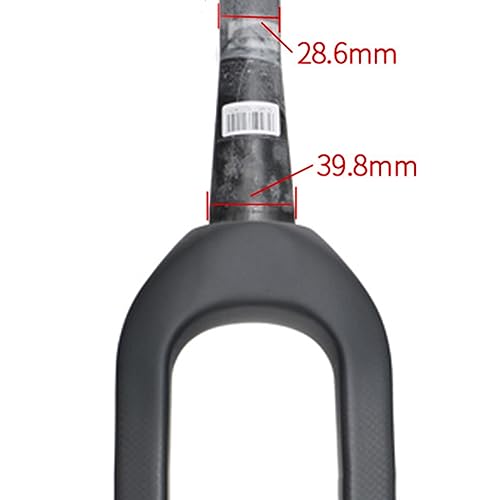 Fourche carbone VTT 27.5 rigide de haute précision pour freins à disque