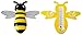 esschert Design th59, thermomètre Abeille, Plastique, 22 x 20 x 4 cm