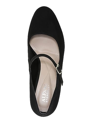 Alfani Womens Black Mary Jane Comfort Tresta Round Toe Block Heel Buckle Dress Pumps Shoes 9.5 M3