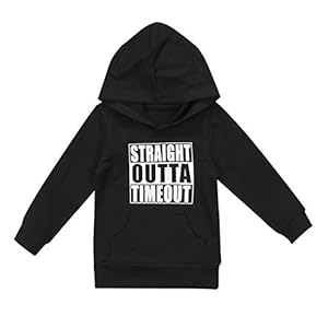 Urkutoba Unisex Baby Autumn Winter Hooded T-Shirt Infant Boys Girls Cotton Hoodies with Muff Pockets