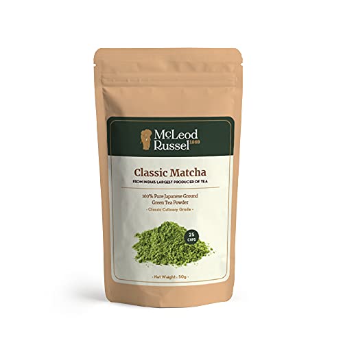 Image of McLeod Russel 1869 - Classic Matcha | 50g | 100% Pure Japanese Matcha | Green Tea | Rich in Antioxidants | Everyday Wellness | 25 cups