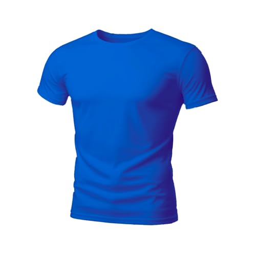 Vizari Youth Athletic T-Shirt - Quick-Dry & Breathable Crewneck Active Shirt for Workout, Gym, Sports, Outdoor & Casual Wear