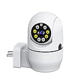 JiANGE Cámara Interior CCTV para el hogar Soporte con Memoria de Tarjeta SD de 128G Asistente de Vigilancia Domiciliaria