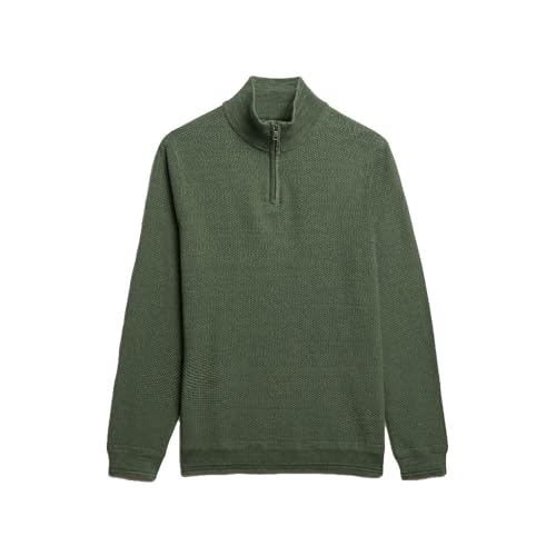 Pull texturé en coton à col camionneur Superdry - vue 4