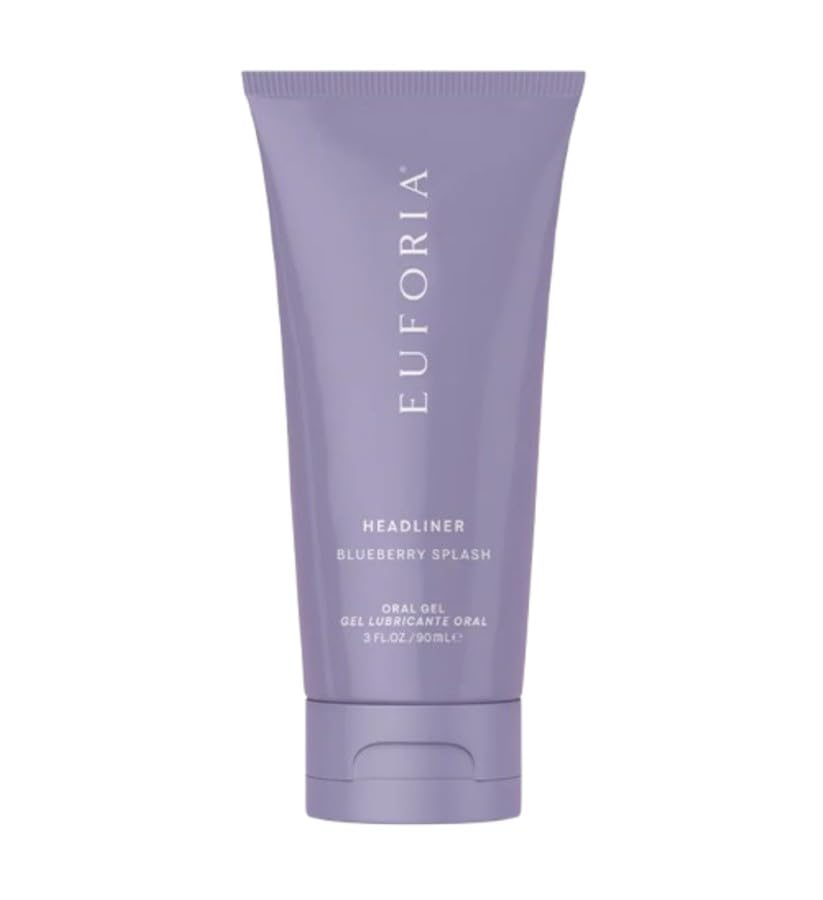 Pure Romance- Great+Head- Relax Gag Reflex Oral Gel Headliner - Blueberry Splash - 3 FL oz 90ml