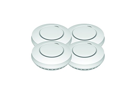 Aktion-Jeising GS559A 4er Set Funkrauchmelder - Hitzemelder/Brandmelder/ EN14604:2005/AC-2008