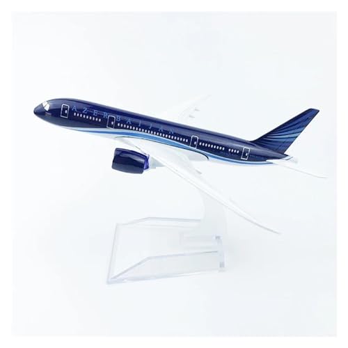 Avión de metal fundido Azerbaiyán Airlines Boeing B787 modelo réplica exacta 16CM