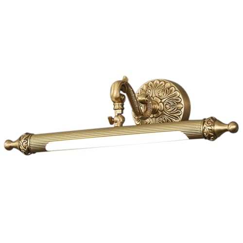 Image of Aiwen LED Vanity Light Fixture 7W 16.14 inch Bath Vanity Lights with PC Lamp Shade Retro Artwork Picture Lighs Wall Sconces for Dressing Bathroom Lighting 3 Color Temperature