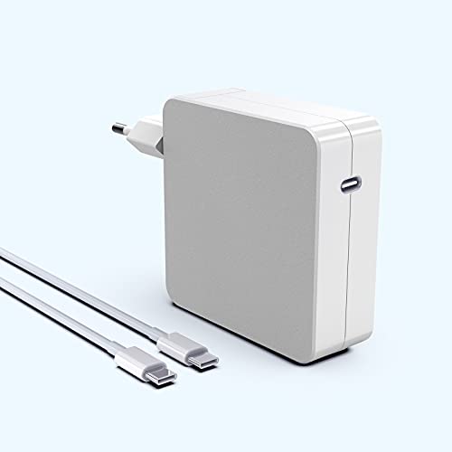 Cargador-Mac-Book-Air-Adaptador-Corriente-USB-C-61W-Compatible-con-Mac-Book-Pro-MacBook-13-12-ASUS-Acer-DELL-Xiaomi-Air-Huawei-Matebook-HP-Spectre-Thinkpad-y-Cualquier-Otra-Cable-USB-C-66ft