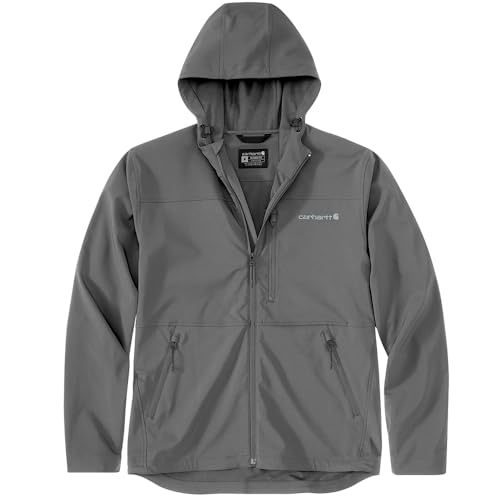 Carhartt Men's Rain Defender Relaxed Fit Jacket Relaxed Fit Jacket, Steel, X-Large - image 2