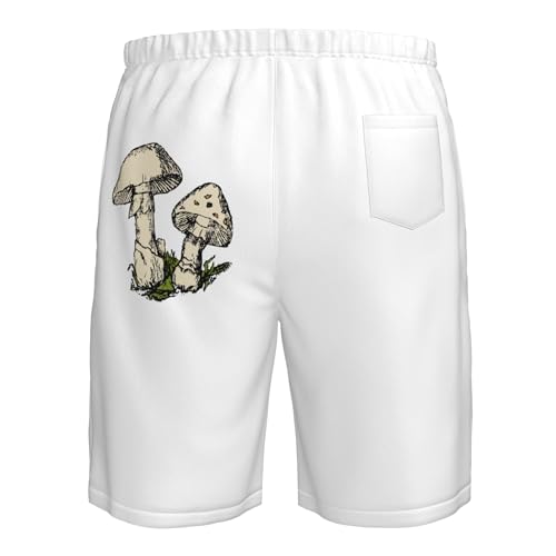 CUTEDWARF Colored Mushrooms Summer Board Shorts Mens Beach Swim Trunks Casual Swimwear3