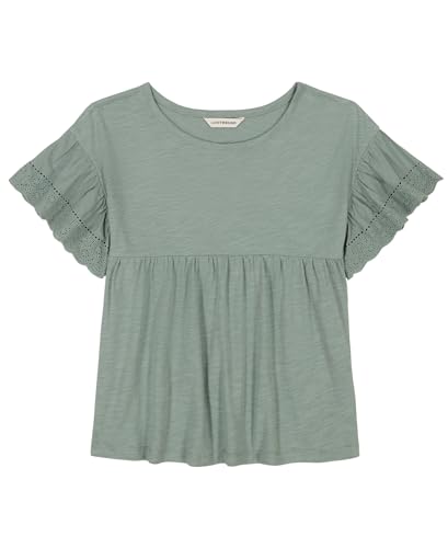 Lucky Brand Girls' Short Sleeve Babydoll T-Shirt