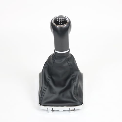Generic 5 Speed Manual Gear Shift Lever Stick Knob Kit Gear Shift Knob with Black Boot for VAUXHALL OPEL ASTRA H 2004 2005 2006 2007 2008 2009 2010