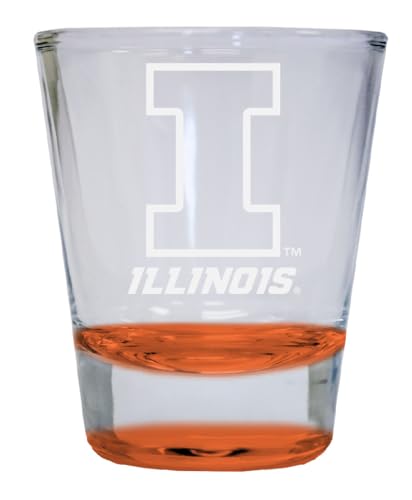 Vaso de shot grabado 2 oz color naranja