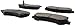 StopTech 309.13380 Sport Brake Pads with Shims and Hardware