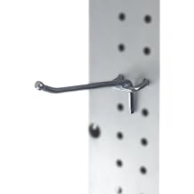 Presa Heavy Duty Metal Peg Board Shelving Hooks, 4-Inch, 50-Pack