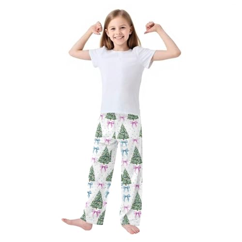 Pajama Bottoms, Coquette Christmas Tree Bow Pajamas Pant Sleep Long Pants Lounge Wear Sleepwear Soft Pjs2