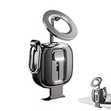 Dopsyesn Support de Téléphone pour Bureau | Monture Rotative 360 Degrés,Socle de Bureau Pl...