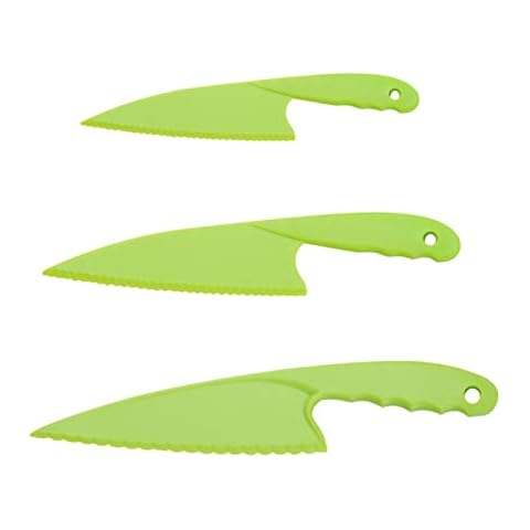 Cheeroyal Colourful Kids Kitchen Knife Set Cover