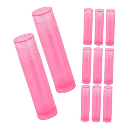 WEKADRIN 30 Piezas Tubo Vacío De Lápiz Labial. Varitas De Brillo De Labios Brillo De Labios Brillo De Labios Esencia Tubo De Pasta De Recargable Rosa Educación Física