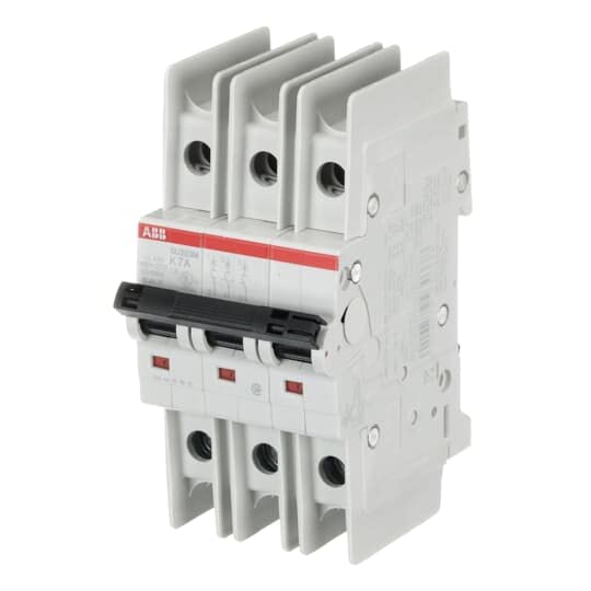 SU203M-K7, Miniature Circuit Breaker, K-Char., 10kA, 7A, 3P