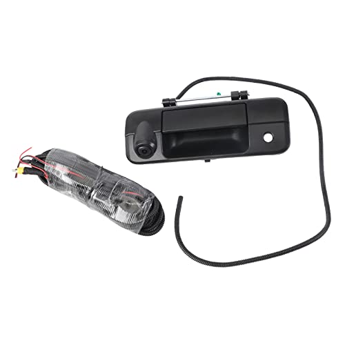 Image of DYRDINSHOW Tailgate Handle Backup Camera for 2007-2014 Tundra Tailgate Handle Rear View Reversing Backup Camera(Color: Black)