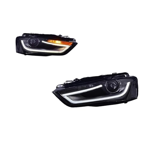 Image of Car Styling Headlights Compatible with Audi A4 Headlight 2012-2016 A4L Head Lamp DRL Signal Projector Lens Automotive Accessories