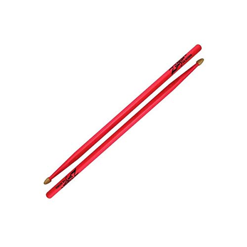 Baqueta Zildjian 5A Neon Pink Hickory miniatura 2