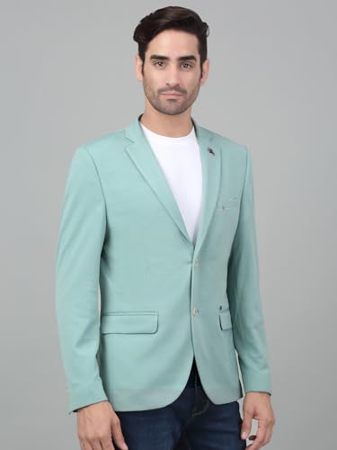 Image of Cantabil Self Design Full Sleeves Notch Lapel Casual Blazer for Men | Casual Blazer for Men | Men Blazer for Casual (P MBZC00057)