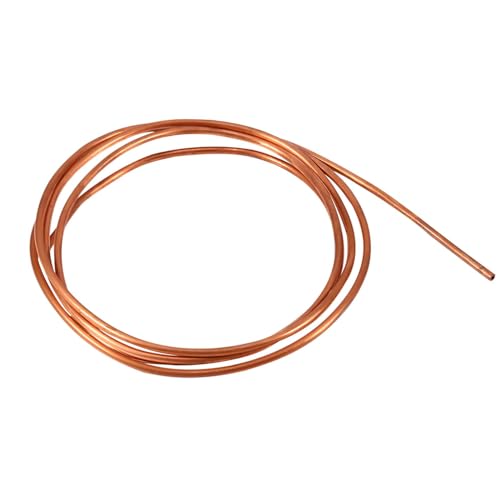 Copper Tube, Soft Tube Electrical Conductivity Good Wonderful Plasticity 4mm X 3mm Soft Copper Tube 2m Wire
