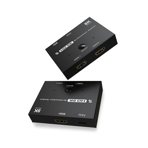 Conmutador bidireccional 2.1 for PS5 HD uno en dos dedicado 4K120Hz 8K60Hz Conmutación Fluida
