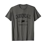 Cannondale コネチカット CT ビンテージ アスレチック ブラックスポーツ デジ Tシャツ