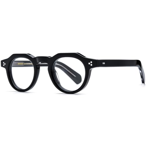 Image of HEPIDEM Acetate Glasses Frame Men Women Square Eyeglasses Optical Spectacles MZEPH