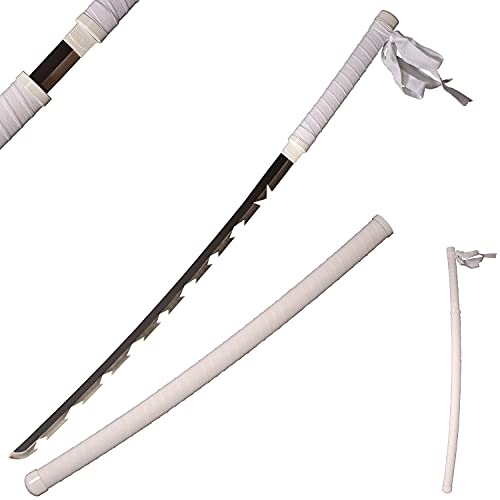 Sword fort Handmade Katana Anime Cosplay Sword Stainless Steel Demon Sword Real Metal-Hashibira Inosuke2