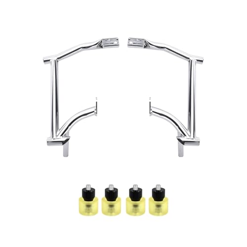 Protector cadre moto pare-chocs sacoches chromées Road King 2009-2024
