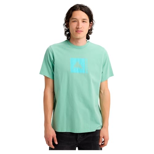 T-shirt Classic Mountain High Burton Soft Sage en coton haut de gamme