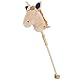 Bieco Steckenpferd Kinder Einhorn Magic | Hobby Horse | Rollen | Holz Stab | Stock Pferde Schöne für Stockpferd Kleinkind Zubehör