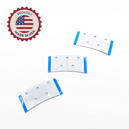 Cinta adhesiva de doble cara para pelucas con 36 mini tiras curvas de fijación azul 3