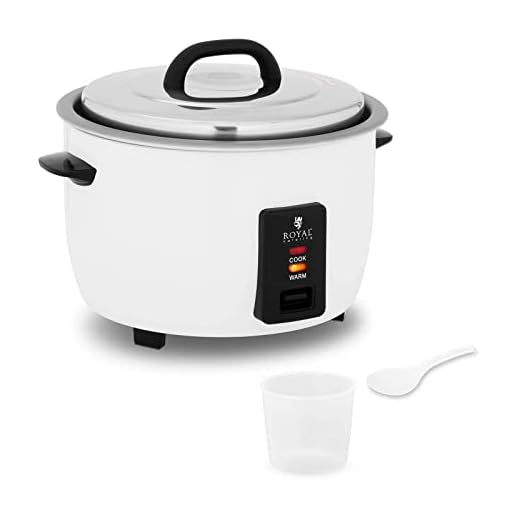 Royal Catering Cuociriso Elettrico Professionale 10 L 1550 W Acciaio Inox Alluminio Risottiera Elettrica