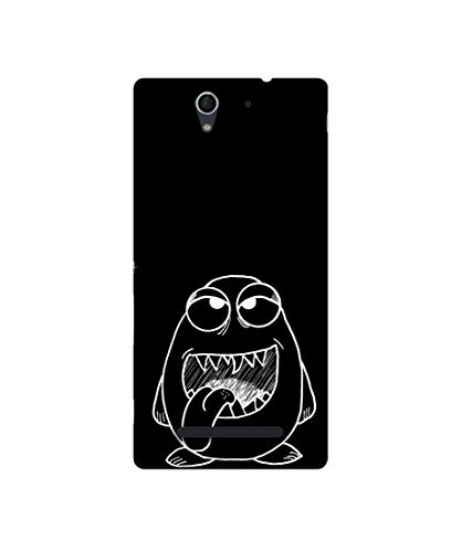Image of Amazon Brand - Solimo Designer Cartoon Pattern 3D Printed Hard Back Case Mobile Cover for Sony Xperia C3 Dual