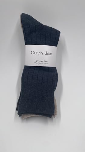 Calvin Klein Men's 4-pack Solid Ribbed Dress Socks2