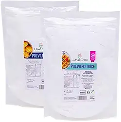 Kit 2 Polvilhos Sem Glúten Leve Croc: Azedo, Doce
