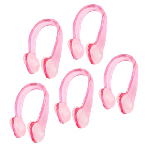 NAMOARLY 5pcs Boys and Girls Nose Clips for Swimming Diving Nose Clip Anti-Slip Design Comfortable Swim Nose Plugs for Swimmers