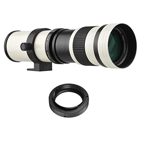 Namolit Camera MF Super Telephoto Zoom Lens F/8.3-16 420-800mm T2 Mount with AF-mount Adapter Ring Universal 1/4 Thread Replacement for Sony Alpha-mount A55 A33 A550 A500 A100 A200 A700 A300 A350 A900 Cover
