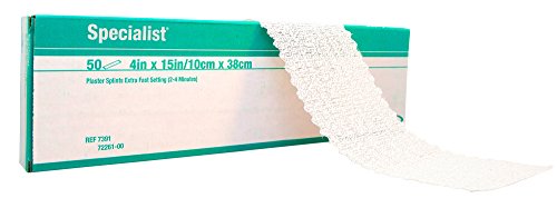 BSN 7391 4 x 15 in. Extra-Fast-Setting Specialist Plaster Splints, 50 per Box by BSN INC.