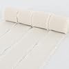 TONIFUL 4 rullar beige chiffongband, 3,8 cm × 5,5 m sidentygband för presentförpackning, bröllopsfestdekorationer, blombukett, presentförpackning, DIY rosetter #2