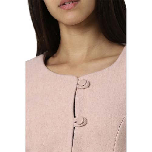 Image of Van Heusen Women's Regular Fit Casual A-line Coat, polyester blend