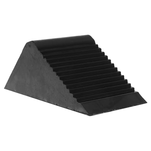 AKOOSY Calzo De Rueda Triangular De Goma para Freno De Deslizamiento Ruedas Calzos para Estabilización De Remolques Pendientes