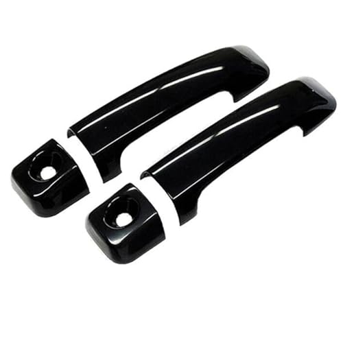 Couvercle de poignée de porte extérieure en noir laqué pour FJ Cruiser XJ10